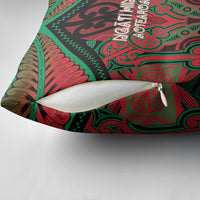 Aotearoa Iwi Ngati Hine Pillow Cover Maori Kowhaiwhai Pattern