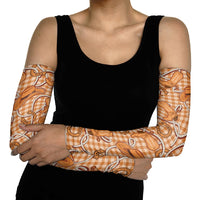 Brown Hawaii Palaka Cowboy Arm Sleeves Hawaiian Paniolo Festival Spirit LT19 - Polynesian Pride
