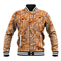 Brown Hawaii Palaka Cowboy Baseball Jacket Hawaiian Paniolo Festival Spirit LT19 Unisex Brown - Polynesian Pride