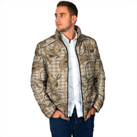 Beige Hawaii Palaka Cowboy Padded Jacket Hawaiian Paniolo Festival Spirit LT19 - Polynesian Pride