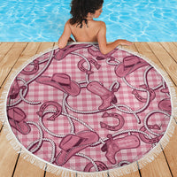 Pink Hawaii Palaka Cowboy Beach Blanket Hawaiian Paniolo Festival Spirit LT19 - Polynesian Pride