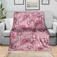 Pink Hawaii Palaka Cowboy Blanket Hawaiian Paniolo Festival Spirit LT19 - Polynesian Pride