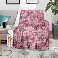 Pink Hawaii Palaka Cowboy Blanket Hawaiian Paniolo Festival Spirit LT19 - Polynesian Pride