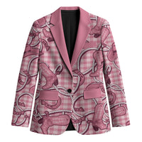 Pink Hawaii Palaka Cowboy Blazer Hawaiian Paniolo Festival Spirit LT19 Unisex Pink - Polynesian Pride