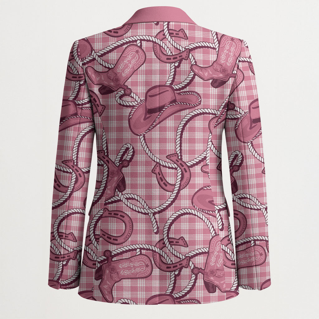 Pink Hawaii Palaka Cowboy Blazer Hawaiian Paniolo Festival Spirit LT19 - Polynesian Pride