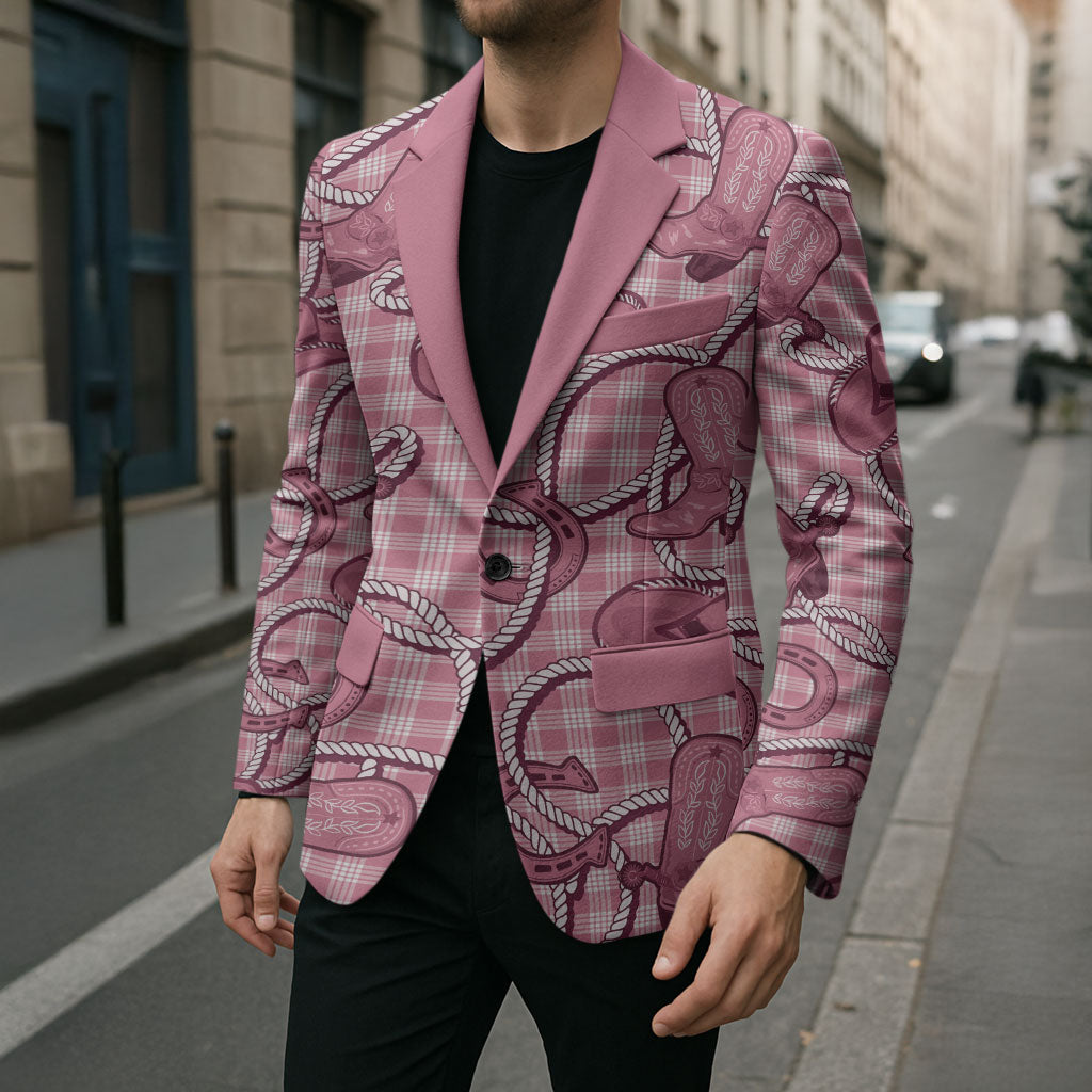 Pink Hawaii Palaka Cowboy Blazer Hawaiian Paniolo Festival Spirit LT19 - Polynesian Pride