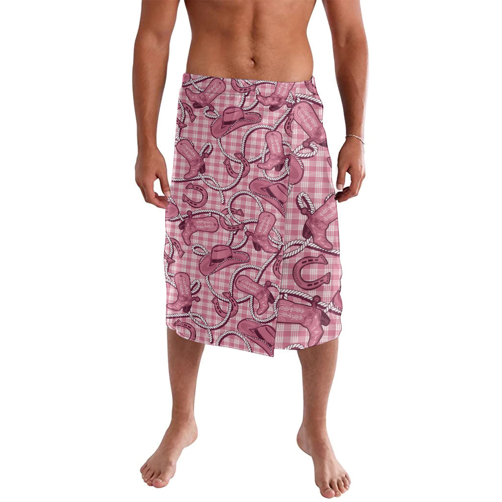 Pink Hawaii Palaka Cowboy Lavalava Hawaiian Paniolo Festival Spirit LT19 Pink - Polynesian Pride