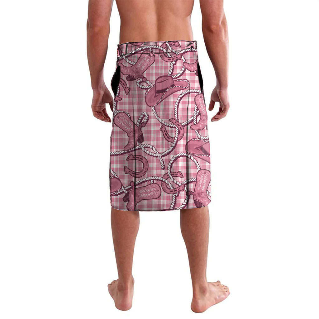Pink Hawaii Palaka Cowboy Lavalava Hawaiian Paniolo Festival Spirit LT19 - Polynesian Pride