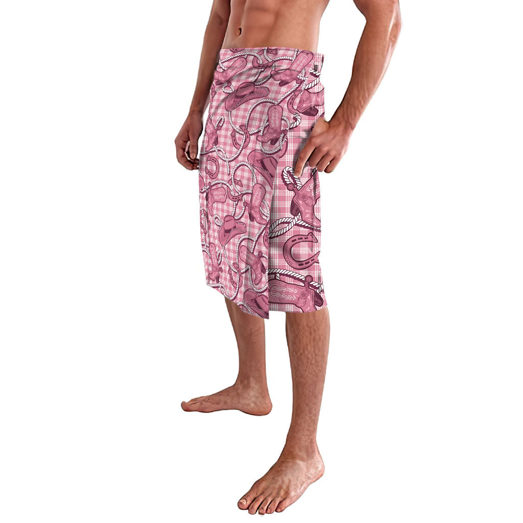 Pink Hawaii Palaka Cowboy Lavalava Hawaiian Paniolo Festival Spirit LT19 - Polynesian Pride