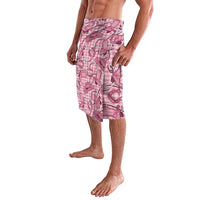 Pink Hawaii Palaka Cowboy Lavalava Hawaiian Paniolo Festival Spirit LT19 - Polynesian Pride