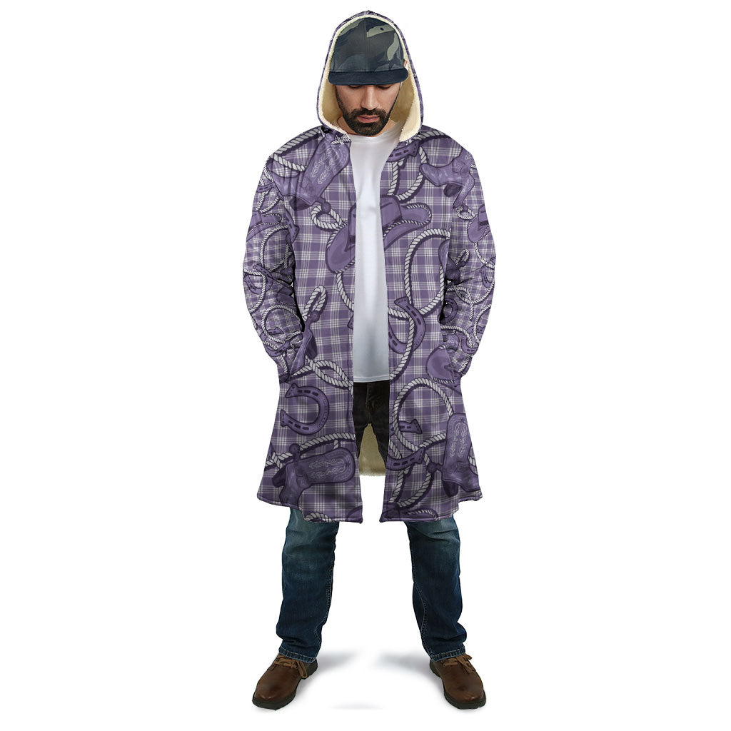 Purple Hawaii Palaka Cowboy Cloak Hawaiian Paniolo Festival Spirit LT19 - Polynesian Pride
