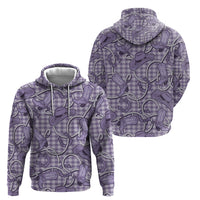 Purple Hawaii Palaka Cowboy Hoodie Hawaiian Paniolo Festival Spirit LT19 - Polynesian Pride