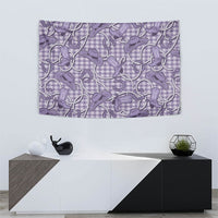 Purple Hawaii Palaka Cowboy Tapestry Hawaiian Paniolo Festival Spirit LT19 - Polynesian Pride