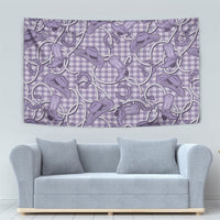 Purple Hawaii Palaka Cowboy Tapestry Hawaiian Paniolo Festival Spirit LT19 - Polynesian Pride