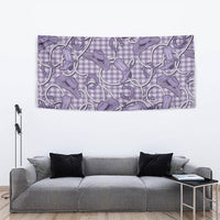 Purple Hawaii Palaka Cowboy Tapestry Hawaiian Paniolo Festival Spirit LT19 - Polynesian Pride
