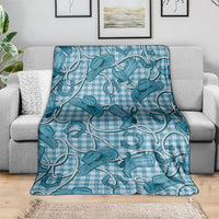 Blue Hawaii Palaka Cowboy Blanket Hawaiian Paniolo Festival Spirit LT19 - Polynesian Pride