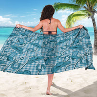 Blue Hawaii Palaka Cowboy Sarong Hawaiian Paniolo Festival Spirit LT19 - Polynesian Pride
