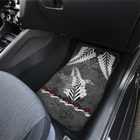 New Zealand Weka Personalised Car Mats Aotearoa Hen Silver Fern Maori Pattern