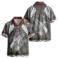 New Zealand Weka Personalised Kid Hawaiian Shirt Aotearoa Hen Silver Fern Maori Pattern LT22 - Polynesian Pride