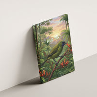 Bellbird New Zealand Personalised Canvas Wall Art Korimako Harakeke Flower Native Forest LT22 - Polynesian Pride