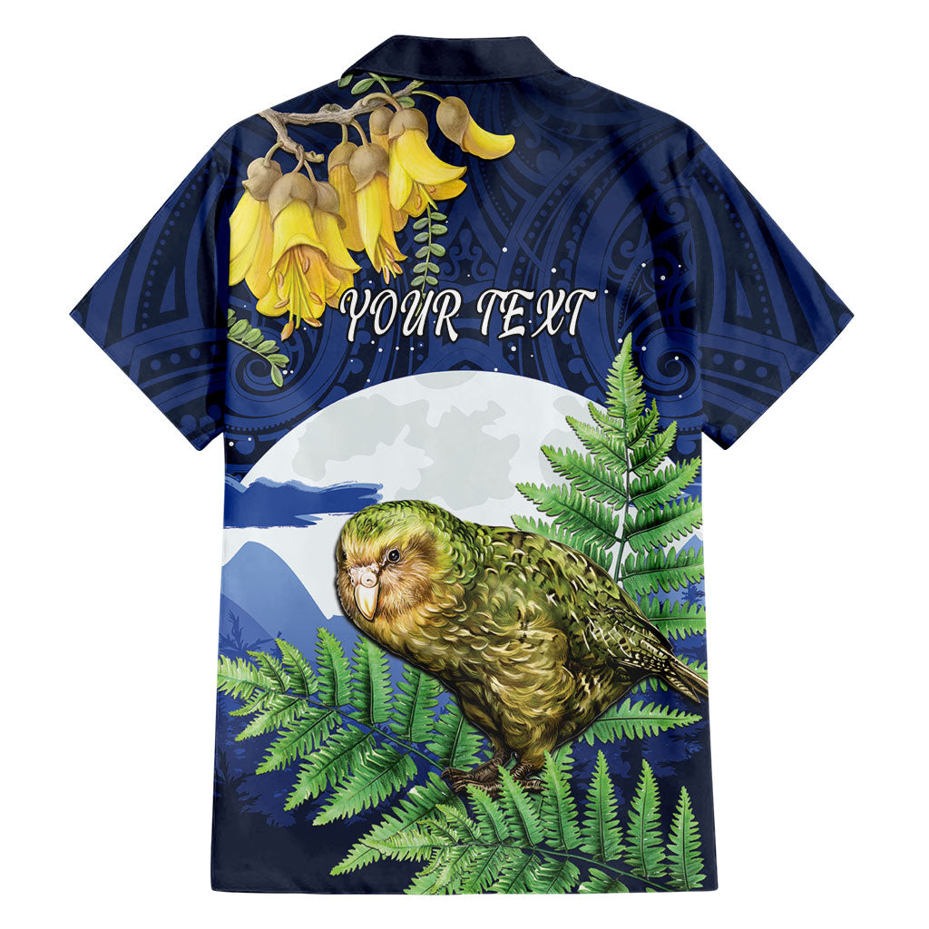Kakapo New Zealand Personalised Family Matching Summer Maxi Dress and Hawaiian Shirt Kowhai Flower Silver Fern Maori Pattern LT22 - Polynesian Pride