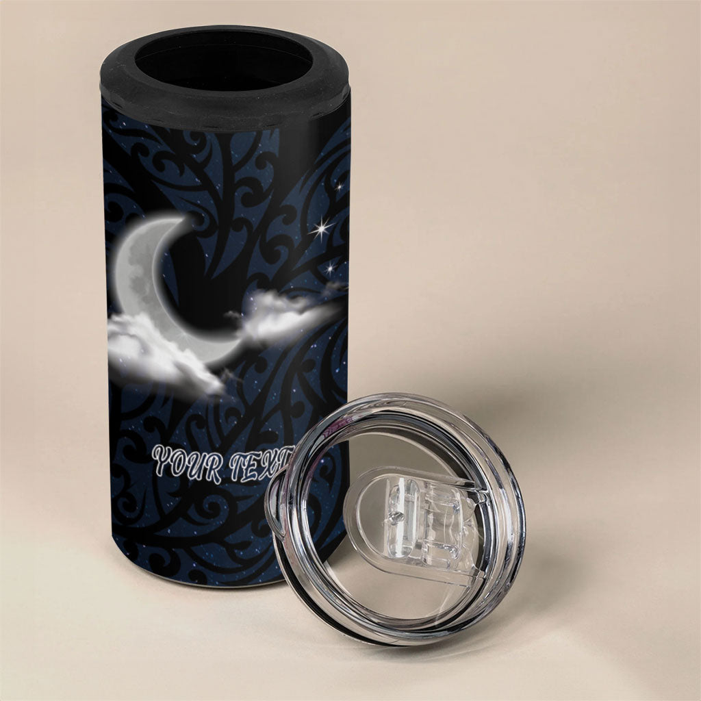 New Zealand Kakapo Matariki Personalised 4 in 1 Can Cooler Tumbler Pohutukawa Flower Galaxy Maori Pattern LT22 - Polynesian Pride