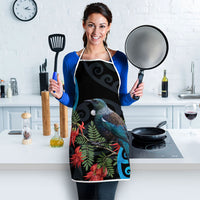 Tui Bird Kakabeak New Zealand Apron Clianthus Galaxy Maori Koru Pattern LT22 - Polynesian Pride