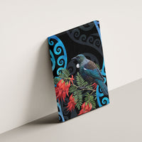 Tui Bird Kakabeak New Zealand Canvas Wall Art Clianthus Galaxy Maori Koru Pattern LT22 - Polynesian Pride