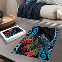 Tui Bird Kakabeak New Zealand Puzzle Clianthus Galaxy Maori Koru Pattern