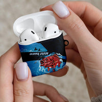 Snapper Fishing New Zealand AirPods Case Tamure Fish Hook Maori Pattern