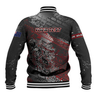 Personalised Cycling New Zealand Baseball Jacket Aotearoa Pride Sportswear