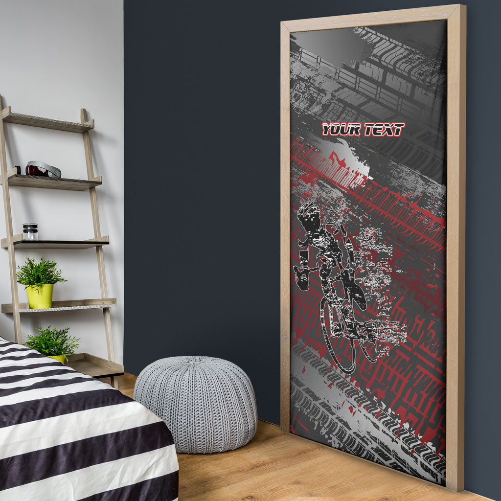 Personalised Cycling New Zealand Door Cover Aotearoa Pride Sportswear LT22 - Polynesian Pride
