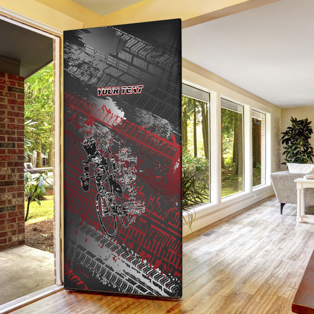 Personalised Cycling New Zealand Door Cover Aotearoa Pride Sportswear LT22 - Polynesian Pride