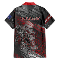 Personalised Cycling New Zealand Family Matching Short Sleeve Bodycon Dress and Hawaiian Shirt Aotearoa Pride Sportswear LT22 - Polynesian Pride