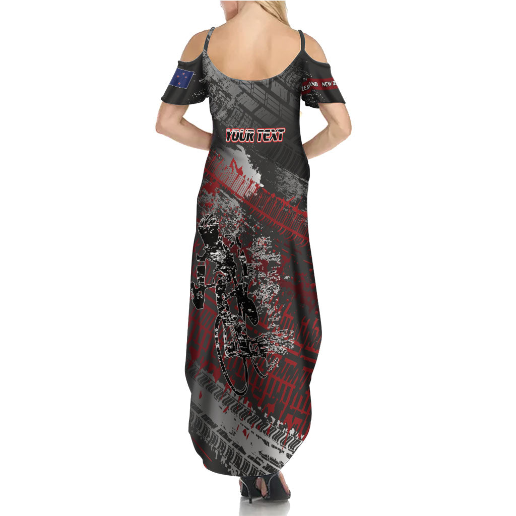 Personalised Cycling New Zealand Family Matching Summer Maxi Dress and Hawaiian Shirt Aotearoa Pride Sportswear LT22 - Polynesian Pride