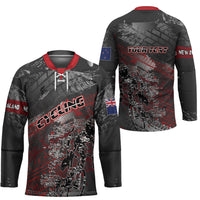 Personalised Cycling New Zealand Hockey Jersey Aotearoa Pride Sportswear LT22 - Polynesian Pride