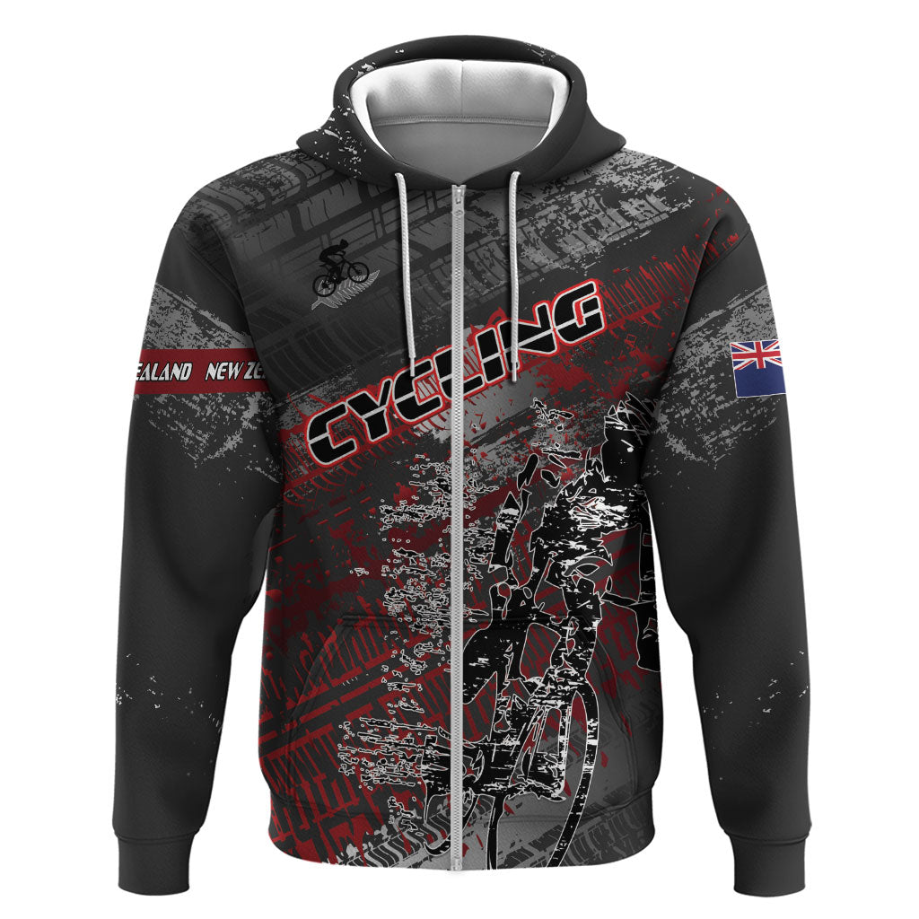 Personalised Cycling New Zealand Hoodie Aotearoa Pride Sportswear
