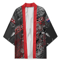 Personalised Cycling New Zealand Kimono Aotearoa Pride Sportswear LT22 Unisex Red - Polynesian Pride