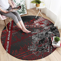 Personalised Cycling New Zealand Round Carpet Aotearoa Pride Sportswear LT22 - Polynesian Pride