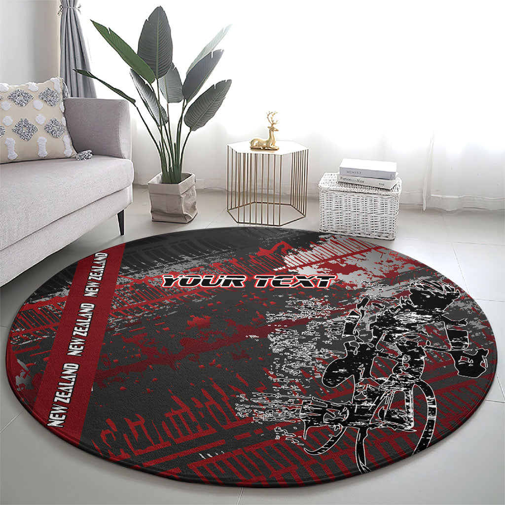 Personalised Cycling New Zealand Round Carpet Aotearoa Pride Sportswear LT22 - Polynesian Pride