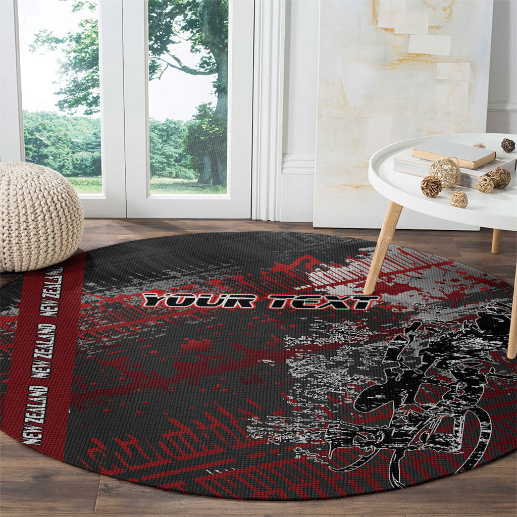Personalised Cycling New Zealand Round Carpet Aotearoa Pride Sportswear LT22 - Polynesian Pride