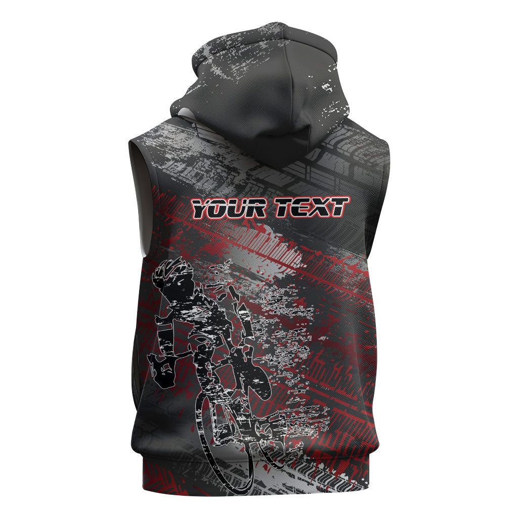 Personalised Cycling New Zealand Sleeveless Hoodie Aotearoa Pride Sportswear LT22 - Polynesian Pride
