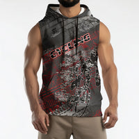 Personalised Cycling New Zealand Sleeveless Hoodie Aotearoa Pride Sportswear LT22 - Polynesian Pride
