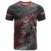 Personalised Cycling New Zealand T Shirt Aotearoa Pride Sportswear