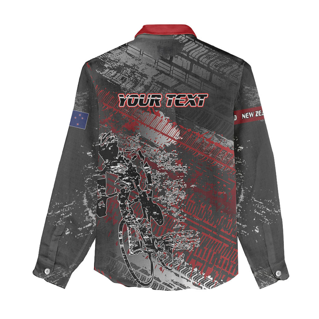 Personalised Cycling New Zealand Women Casual Shirt Aotearoa Pride Sportswear LT22 - Polynesian Pride