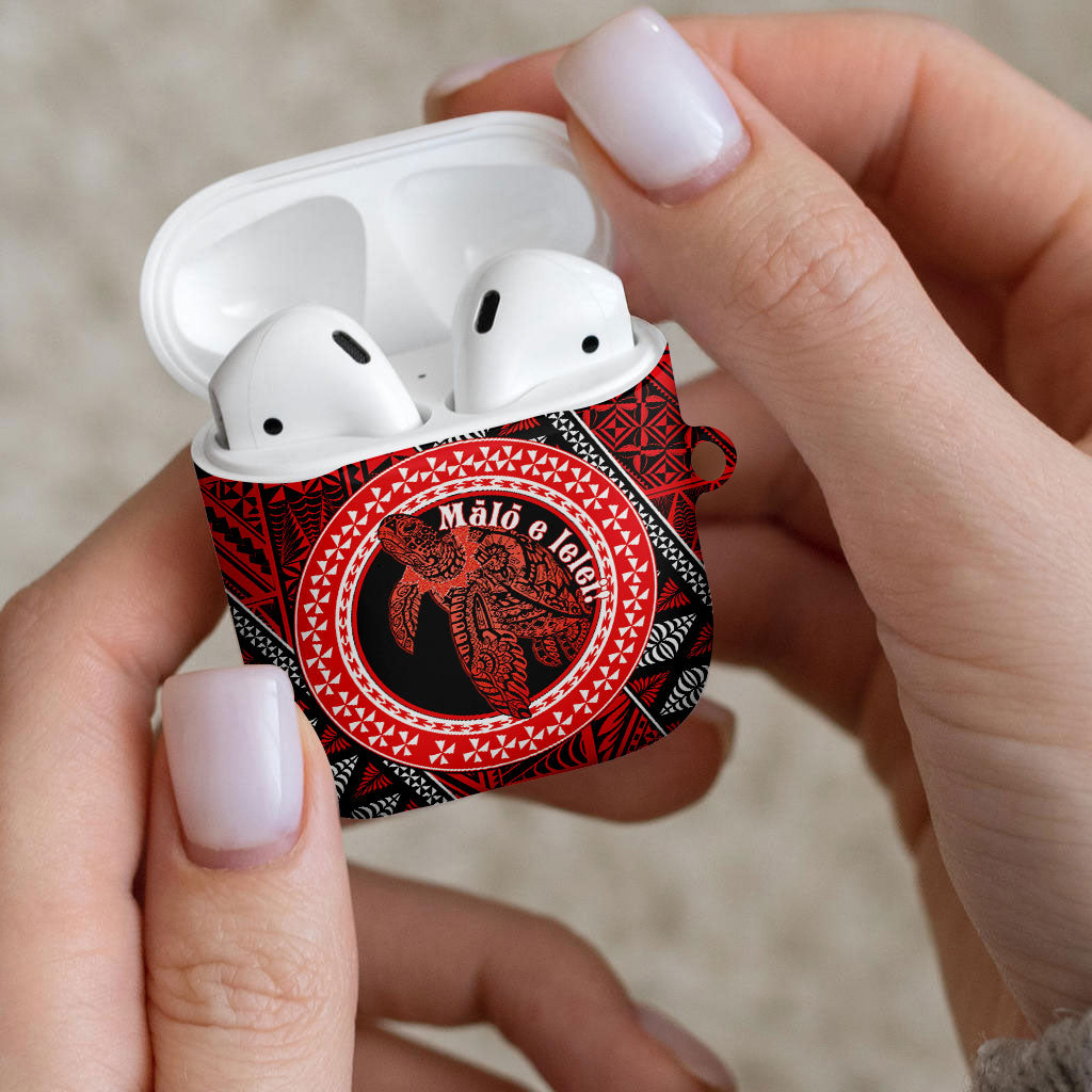 Tonga Language Week AirPods Case Heilala Turtle Malo E Lelei LT22 - Polynesian Pride