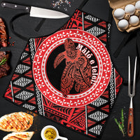 Tonga Language Week Apron Heilala Turtle Malo E Lelei LT22 Red - Polynesian Pride
