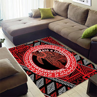 Tonga Language Week Area Rug Heilala Turtle Malo E Lelei LT22 - Polynesian Pride