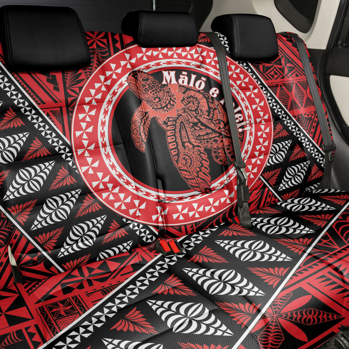 Tonga Language Week Back Car Seat Cover Heilala Turtle Malo E Lelei LT22 - Polynesian Pride