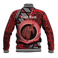 Personalised Tonga Language Week Baseball Jacket Heilala Turtle Malo E Lelei LT22 - Polynesian Pride